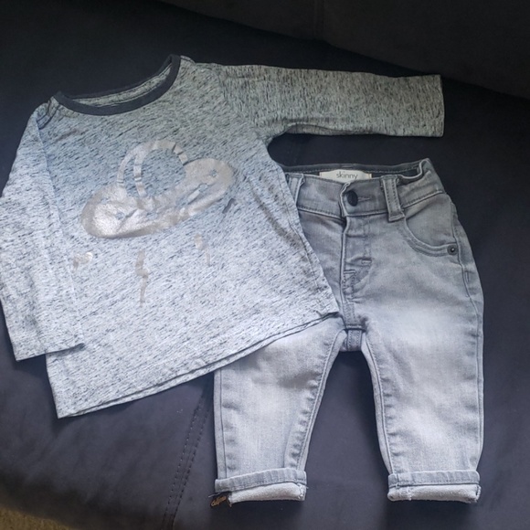 Gymboree Other - Gymboree Baby Skinny Jeans & Shirt